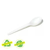 Ustensiles compostables recyclables – Cuillère à thé, cuillère à soupe, fourchette ou couteau (boîte de 1000)