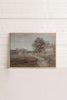 RURAL LANDSCAPE, Oeuvre sur toile étirée