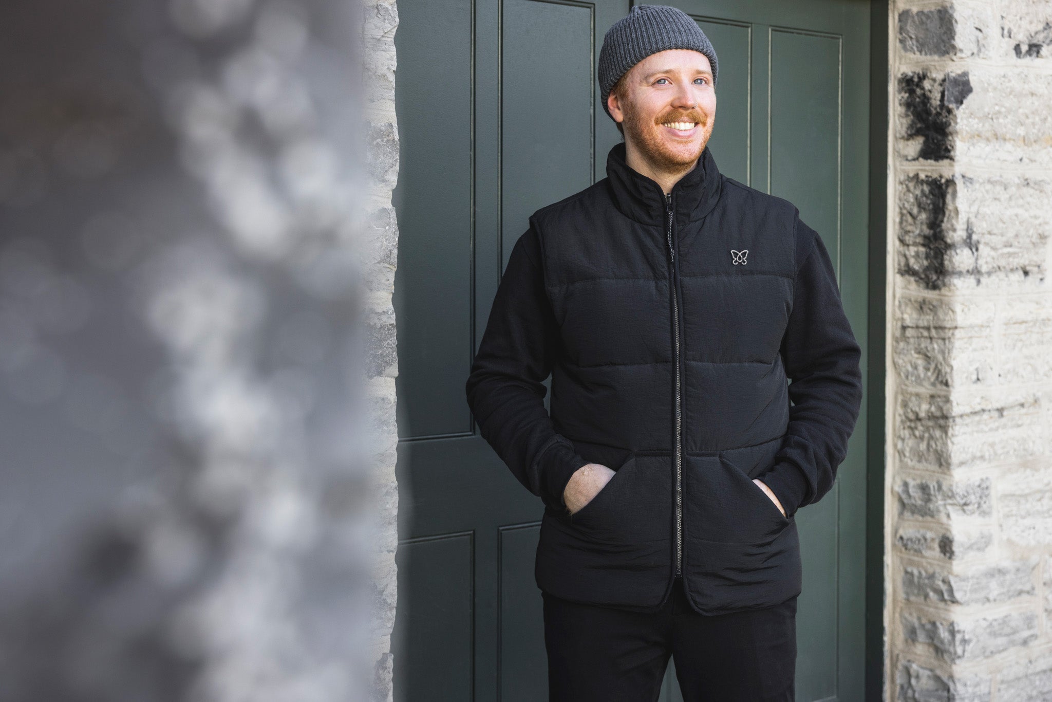 Veste sans manche isolée à l'asclépiade