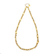 VALENCE Multi Shaped Links & Beads Subtle Statement Necklace