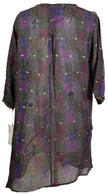 PRC6061 Avatar Pure Silk Self Pocket Tunic Dress