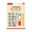 Vintage Carnival Stamp & Die - Ticket Fun