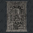 Zuri Designs Vintage Bookcase