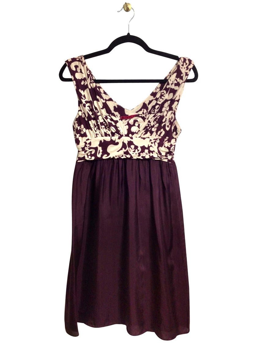 VELVET Regular fit Midi Dress in Purple - S