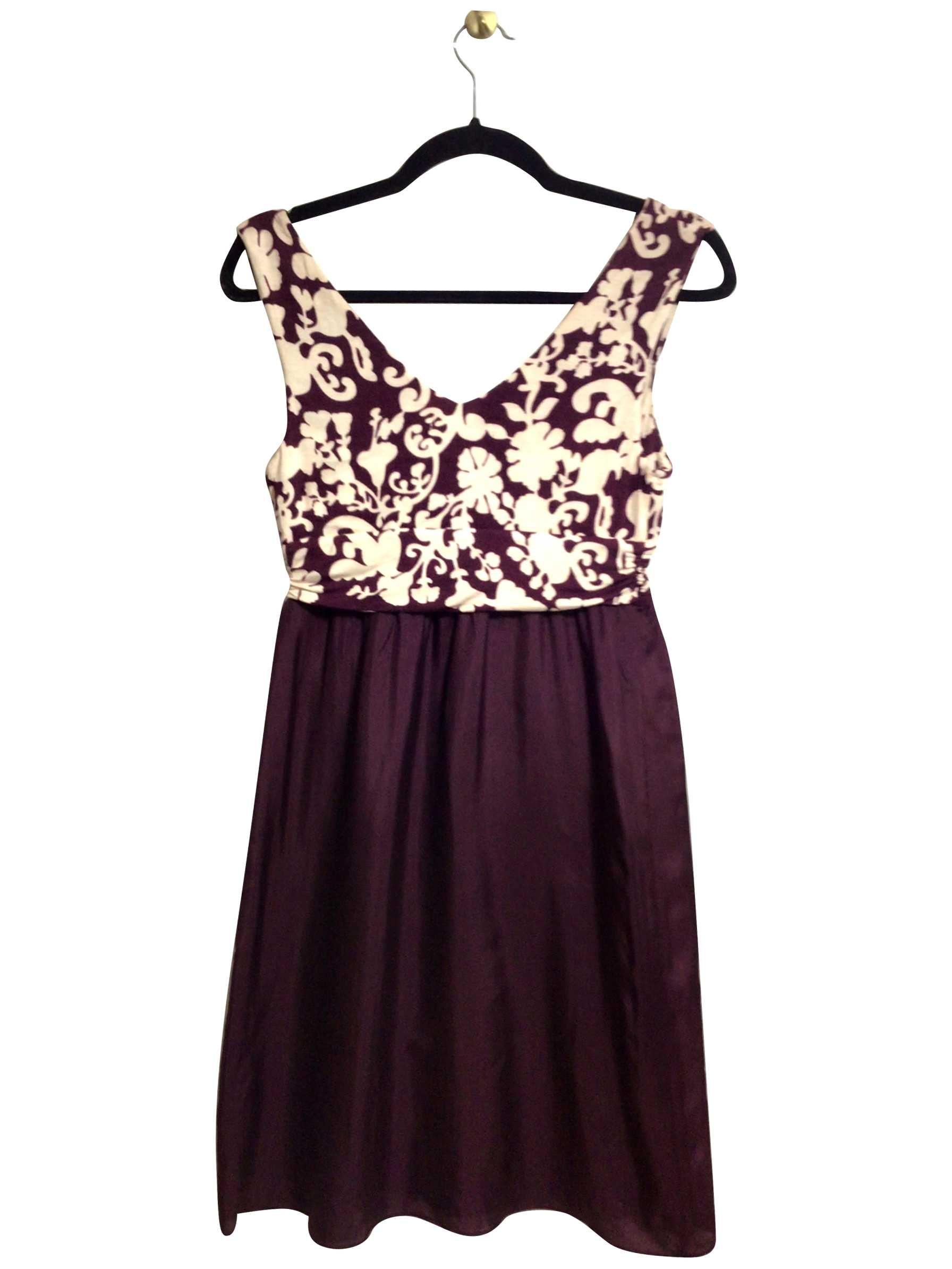 VELVET Regular fit Midi Dress in Purple - S