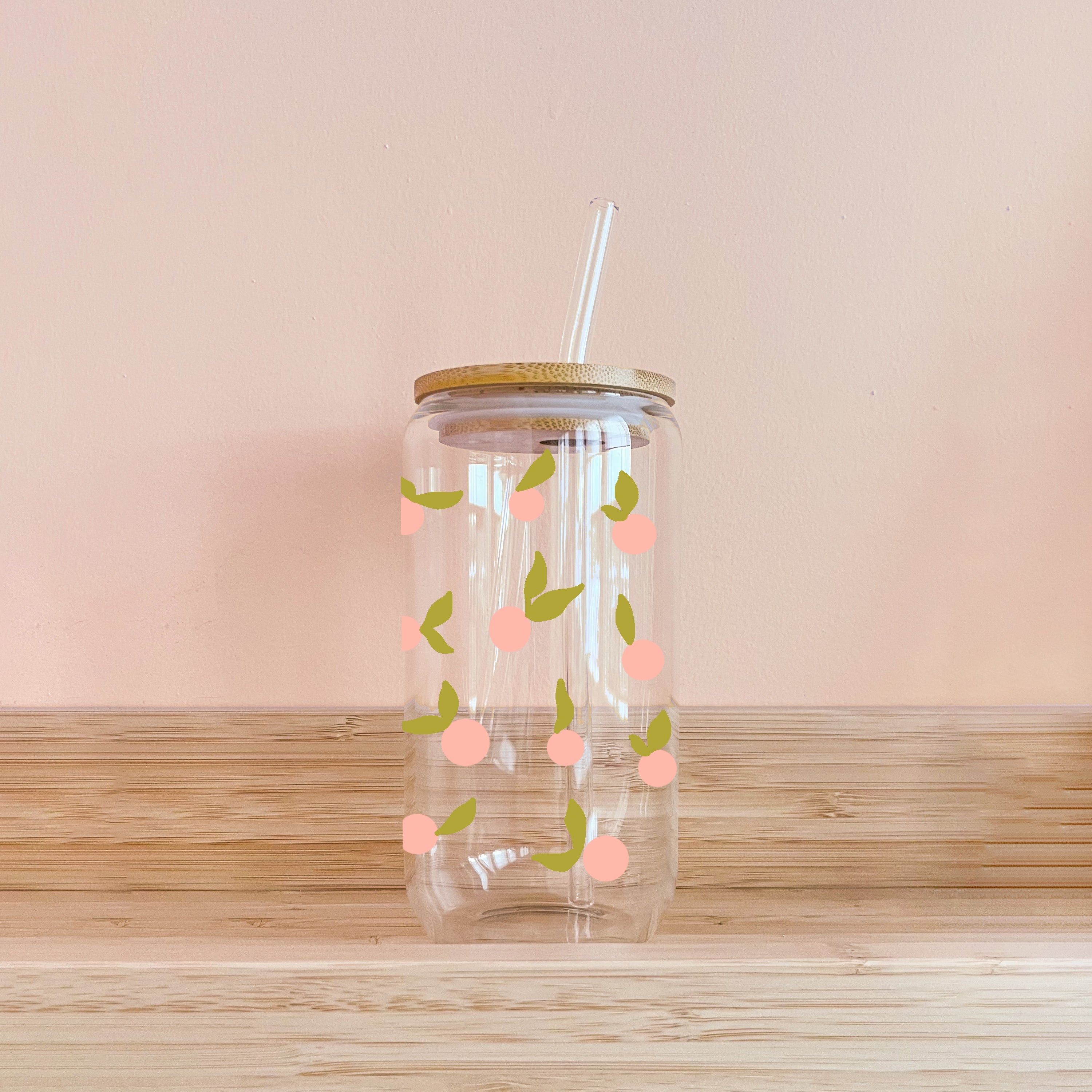 Verre boho - abricots