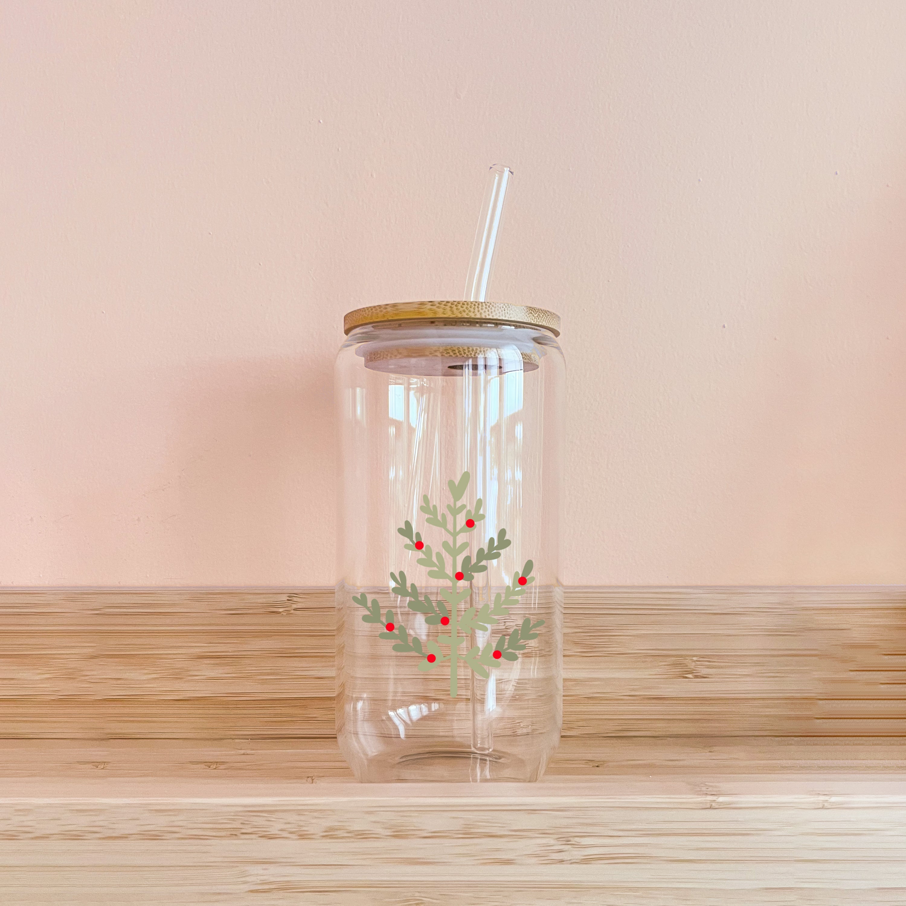 Verre boho - Sapins