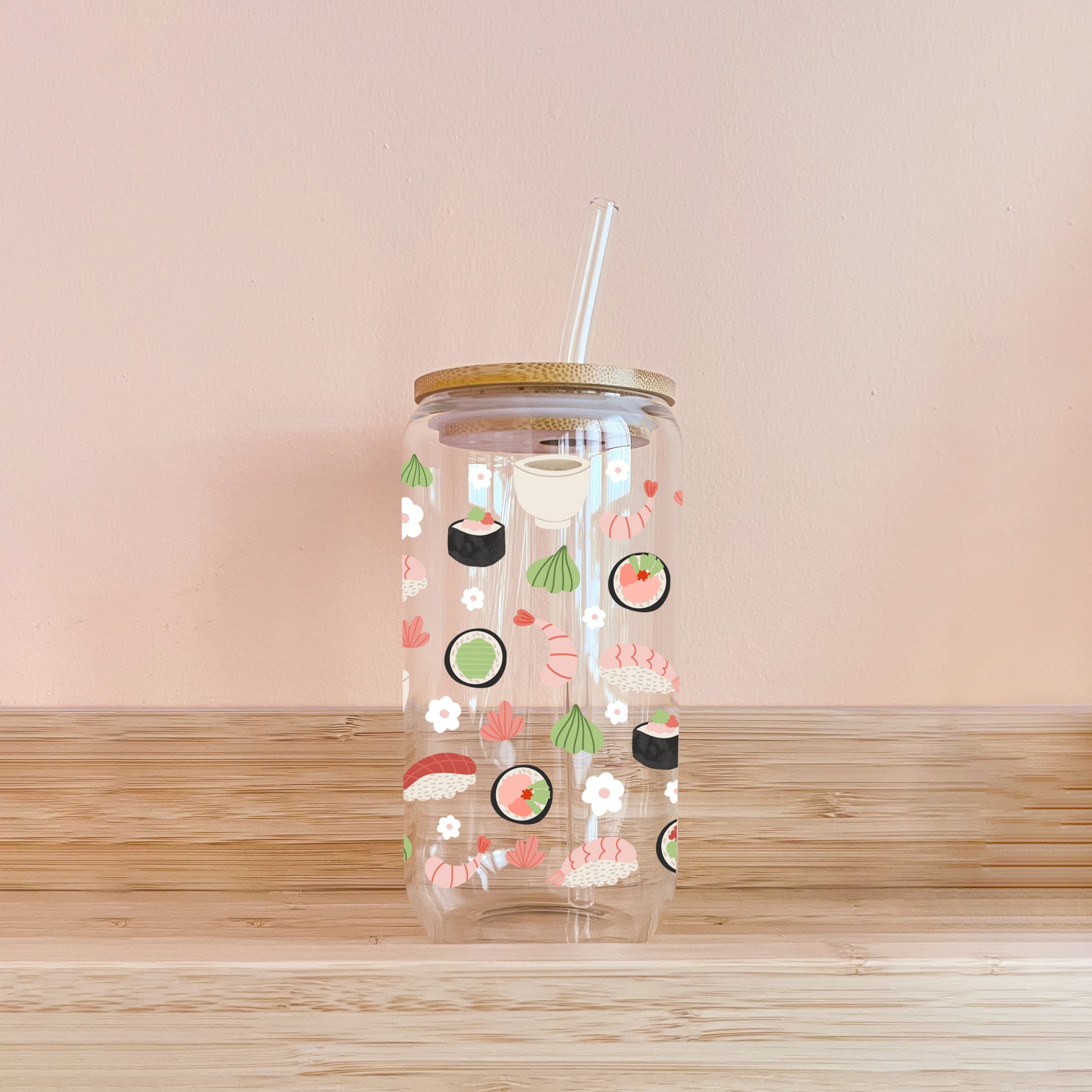 Verre boho - sushis
