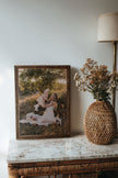 Toile vintage encadrée personnalisée