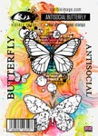 Visible Image Antisocial Butterfly - A6 Stamp Set