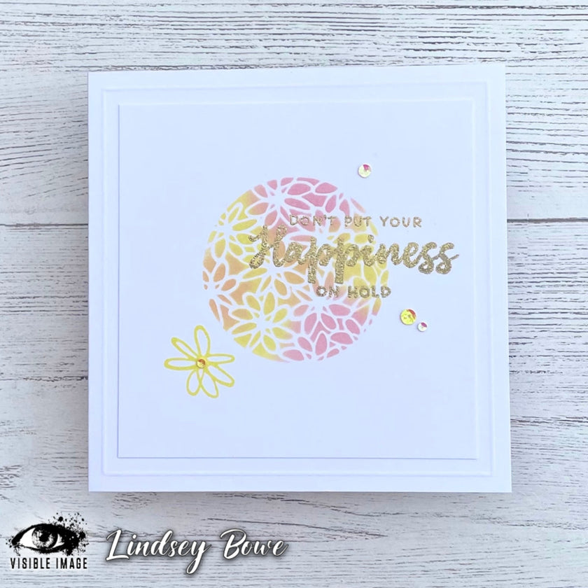 Visible Image Art Spheres #1 Stencil - 6 x 6