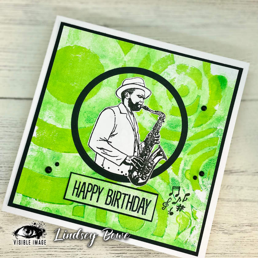 Visible Image All That Jazz 4 in x 6 in Stamp Set