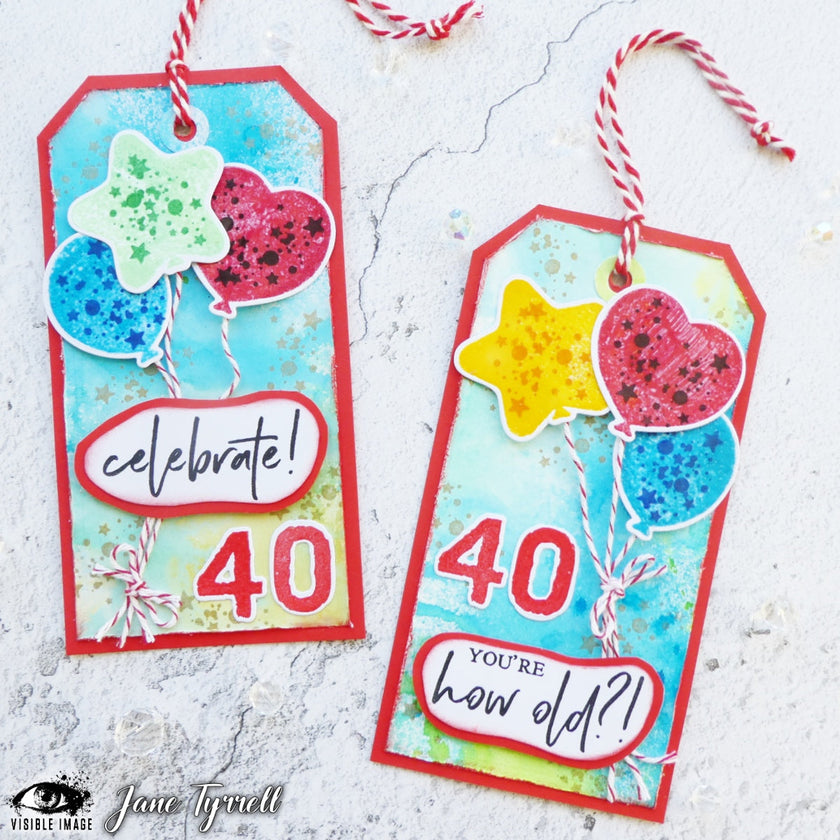 Visible Image Birthday Balloons - A6 Stamp Set