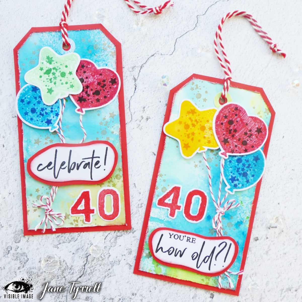 Visible Image Birthday Balloons Co-ordinating Dies