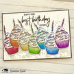 Visible Image Best Birthday Ever - A6 Stamp Set