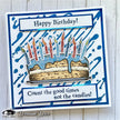 Visible Image Blow Out The Candles - A6 Stamp Set