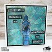 Visible Image Breaking Glass Stencil - 6 x 6