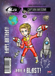 Visible Image Captain Awesome - A6 Stamp Set