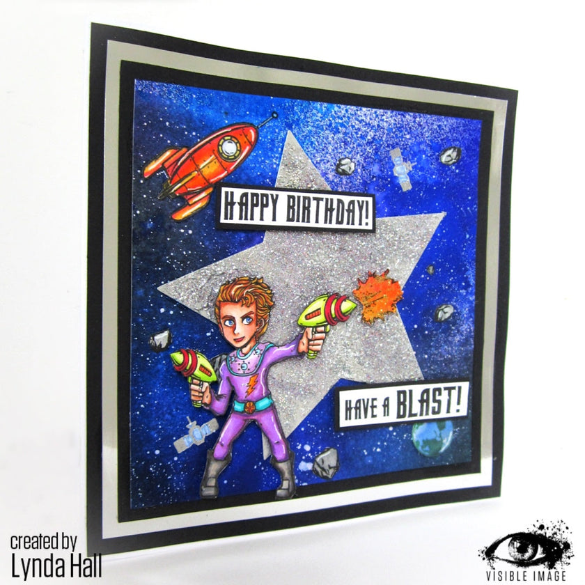 Visible Image Captain Awesome - A6 Stamp Set