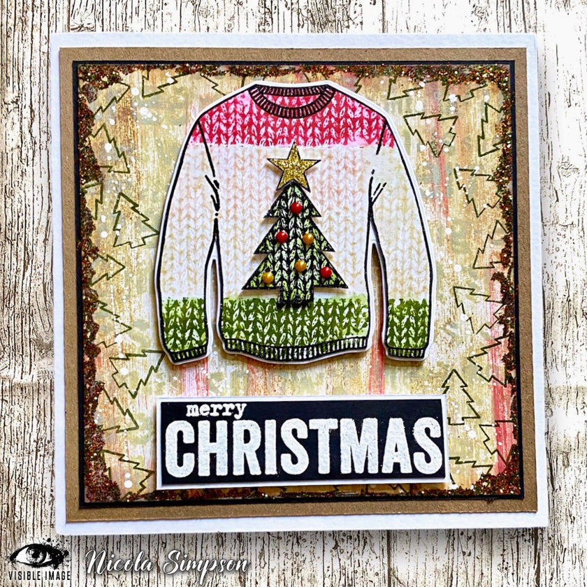 Visible Image Christmas Jumper - A6 Stamp Set