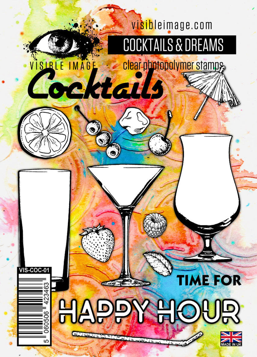 Visible Image Cocktails & Dreams - A6 Stamp Set