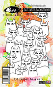 Visible Image Cat-tastic Background - A6 Stamp Set