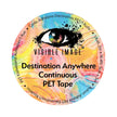 Visible Image Destination Anywhere Continuous PET Tape