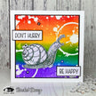 Visible Image Don't Hurry Be Happy - A7 Stamp Set
