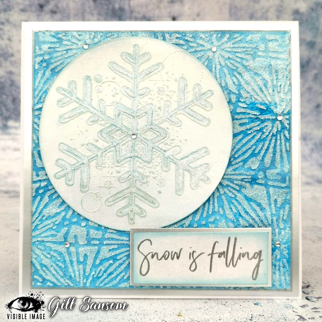 Visible Image Frosty Stencil - 6 x 6