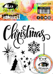 Visible Image Iconic Christmas Stencil - 6 x 6