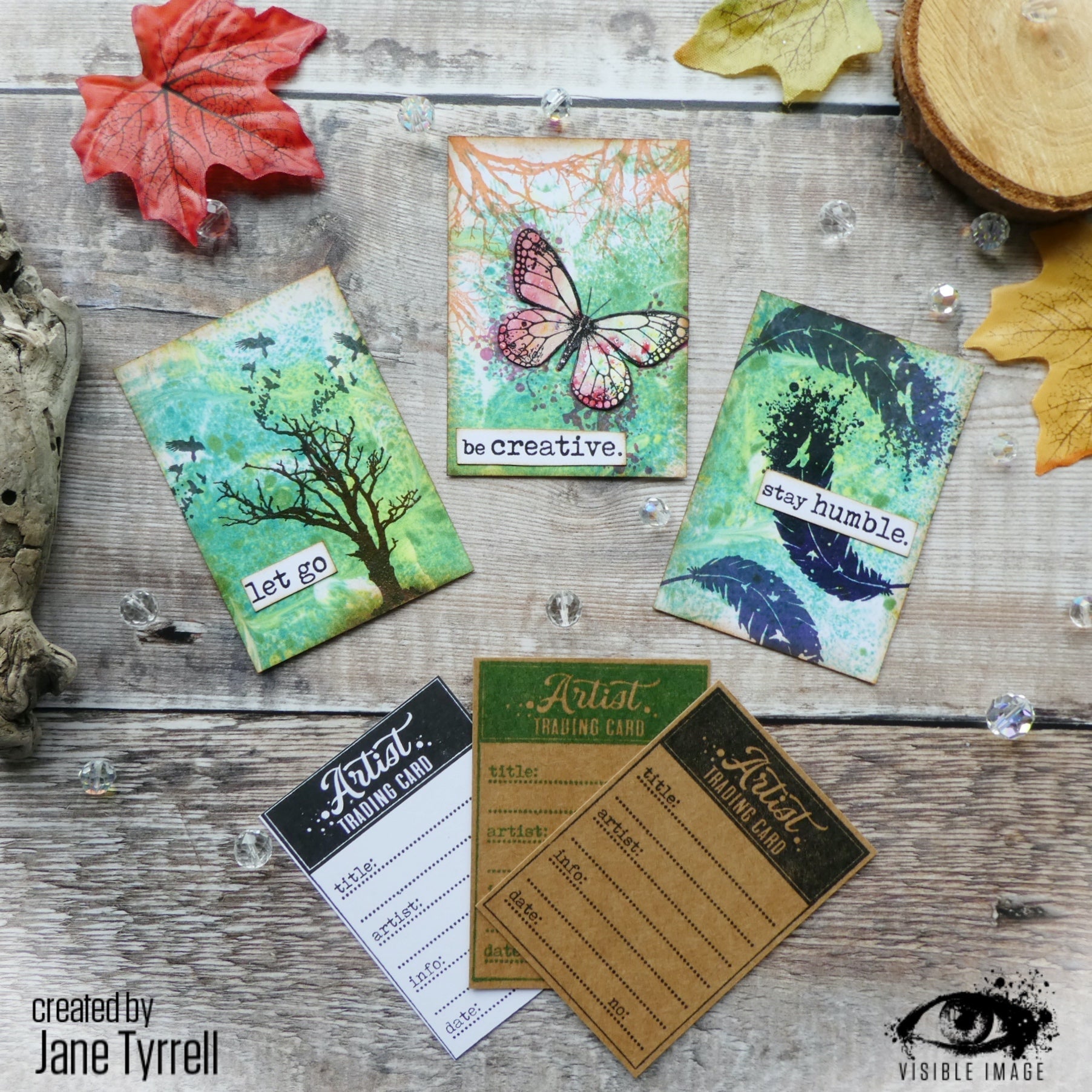 Visible Image Love of ATCs - A6 Stamp Set