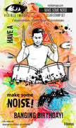 Visible Image Make Some Noise 4 in x 6 in Stamp Set