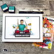 Visible Image Make Some Noise 4 in x 6 in Stamp Set