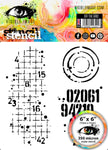 Visible Image Off The Grid Stencil - 6 x 6