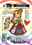 Visible Image Queen of Hearts - A6 Stamp Set