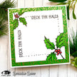 Visible Image Sketched Holly - A6 Stamp Set