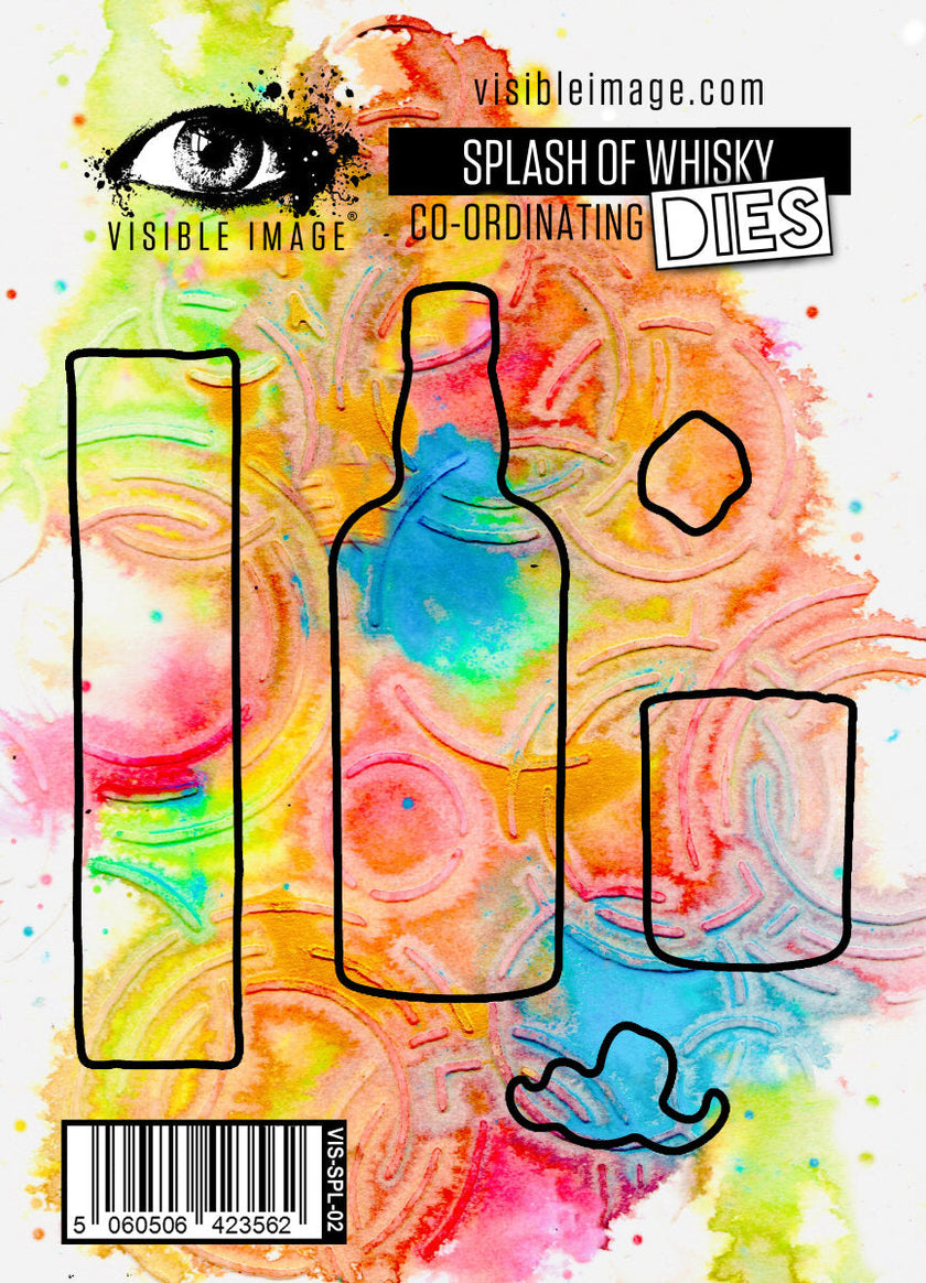 Visible Image Splash of Whisky Co-ordinating Dies