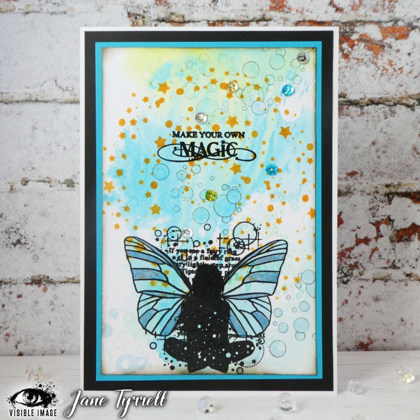 Visible Image Stardust Stencil - 6 x 6