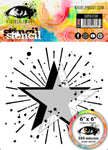 Visible Image Super Star Stencil - 6 x 6