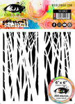 Visible Image The Forest Stencil - 6 x 6