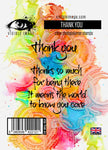 Visible Image Thank You - A7 Stamp Set