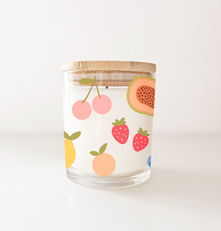 Bougie réutilisable - Mangue & Papaye 8oz