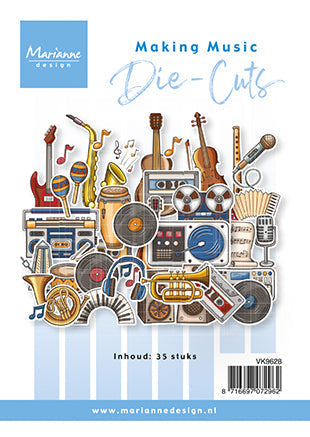 Marianne Design A6 Die Cuts - Making Music