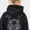 VOLTFEM_77 HOODIE — WAR BLACK
