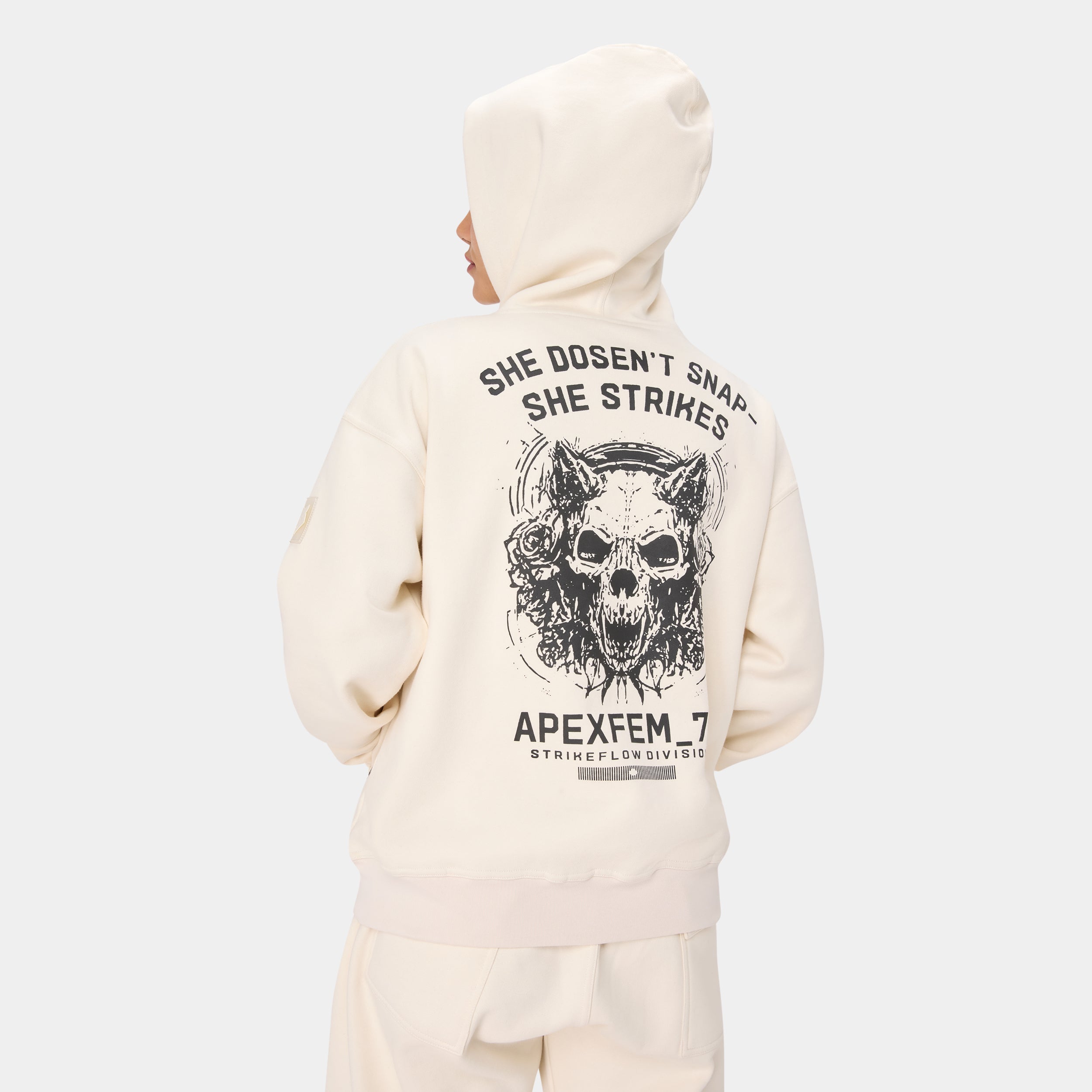 VOLTFEM_77 HOODIE — TACTICAL BEIGE