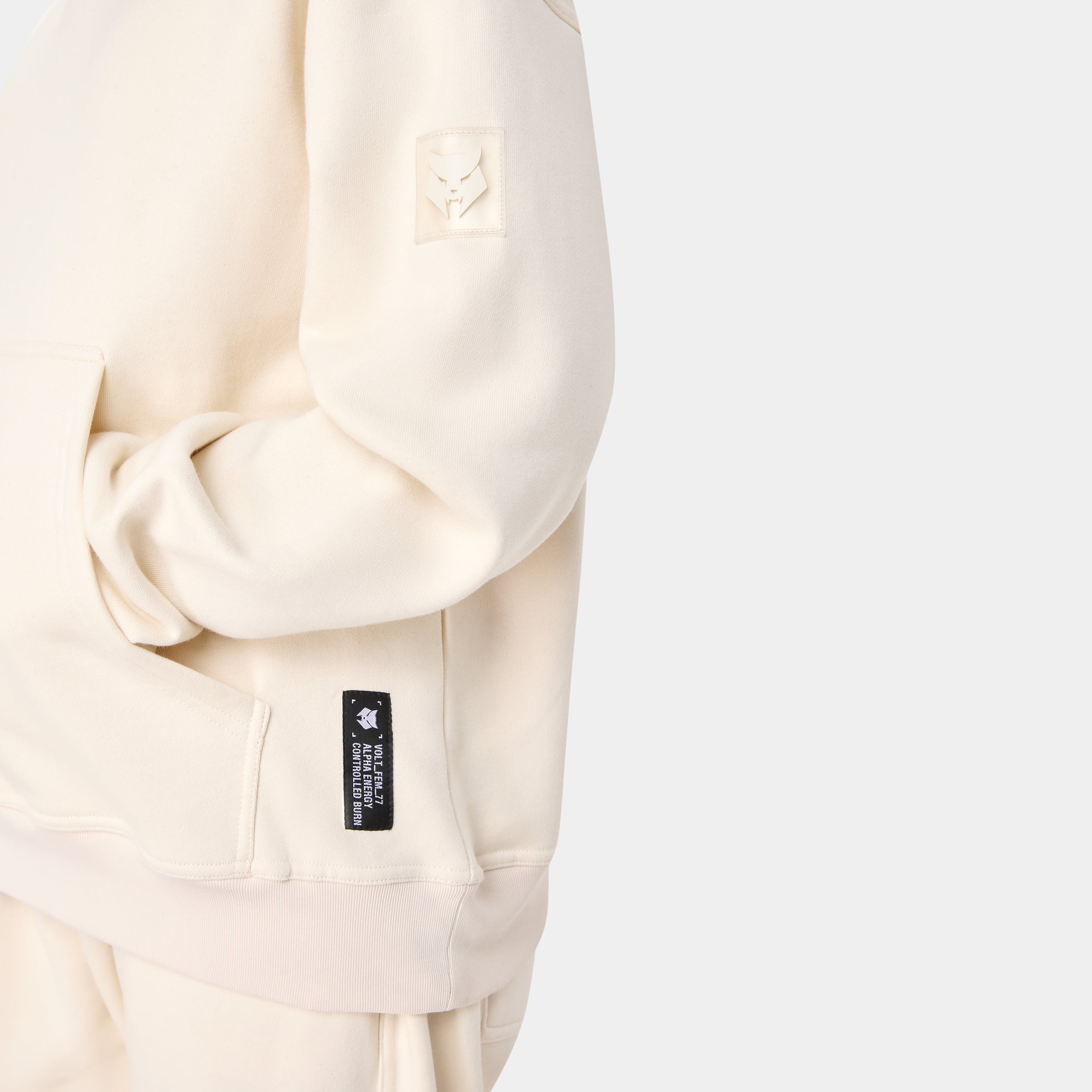VOLTFEM_77 HOODIE — TACTICAL BEIGE
