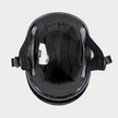 VOSS 707FRP Black Skull and Rose Half Helmet with Peak