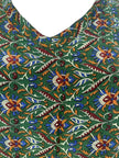 PRC7156 Avatar Pure Silk Short Kaftan Tunic without Slits