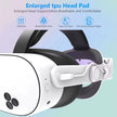 VR Meta Head Strap 12,000mAh Battery | RGB Lighting for Meta Quest 3/3S Adjustable for VR Gaming |C2 Pro TUTT