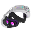 VR Meta Head Strap 12,000mAh Battery | RGB Lighting for Meta Quest 3/3S Adjustable for VR Gaming |C2 Pro TUTT